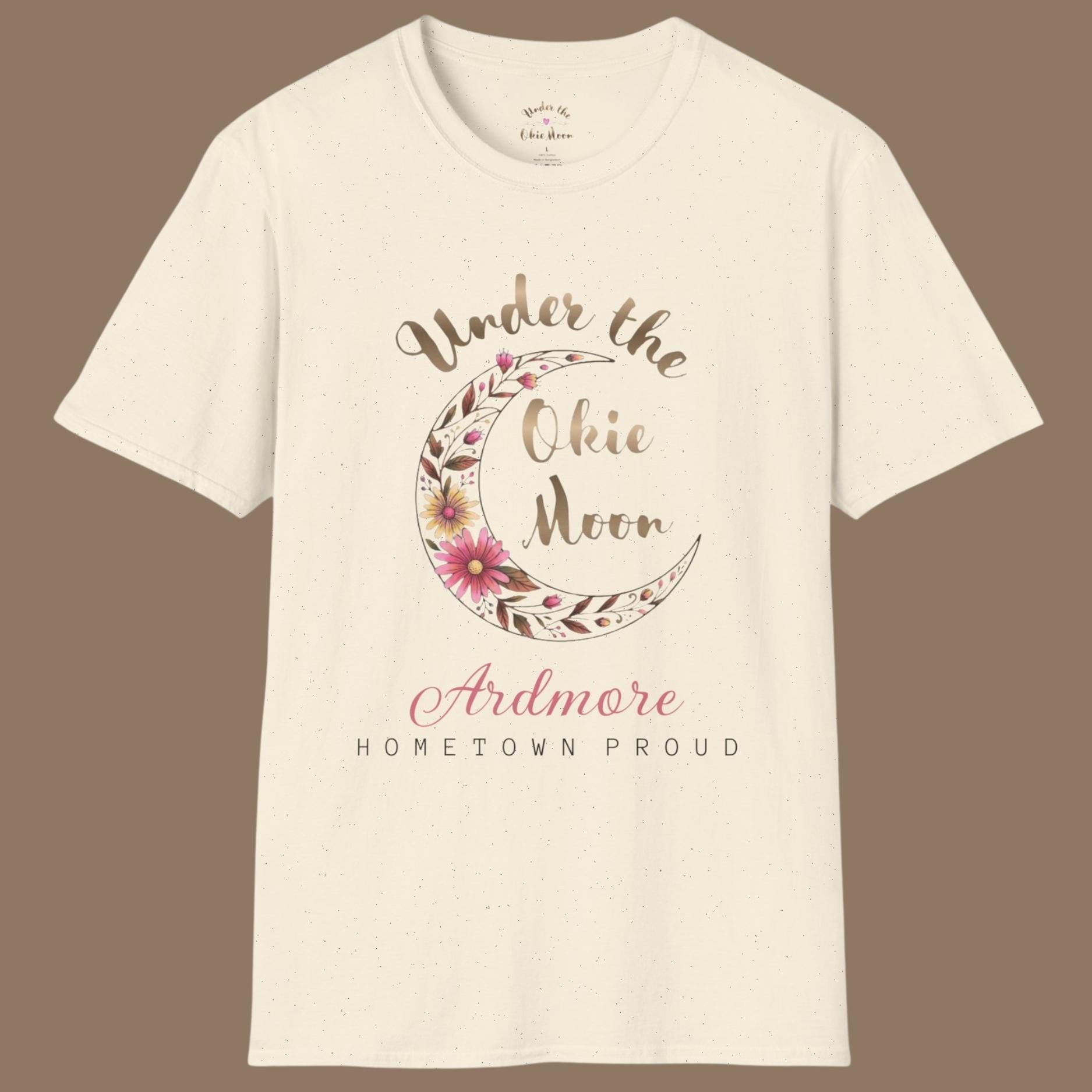 Oklahoma Personalized Tee, Custom Hometown Shirt, Okie Moon Graphic, Hometown Proud Gift