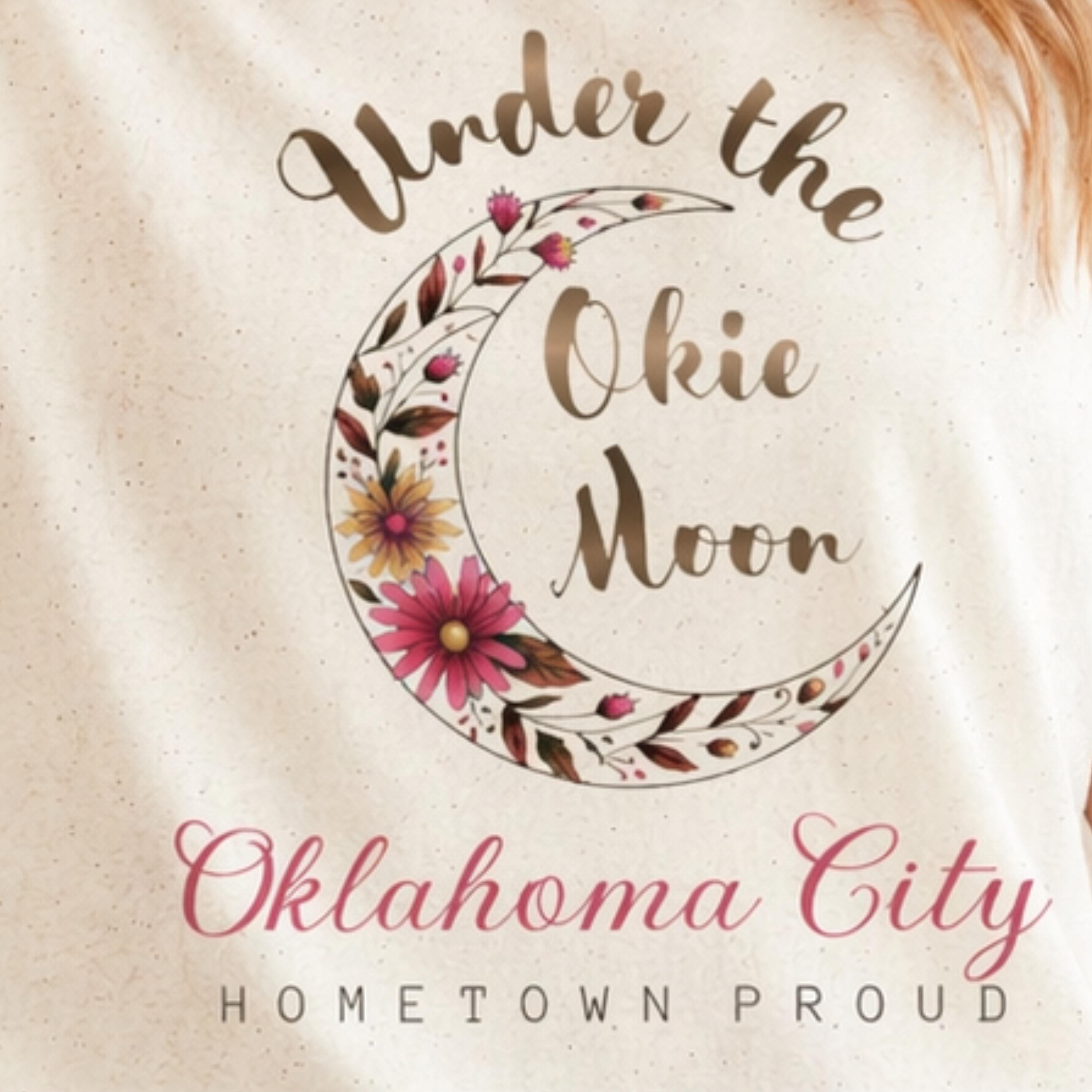 Oklahoma Personalized Tee, Custom Hometown Shirt, Okie Moon Graphic, Hometown Proud Gift