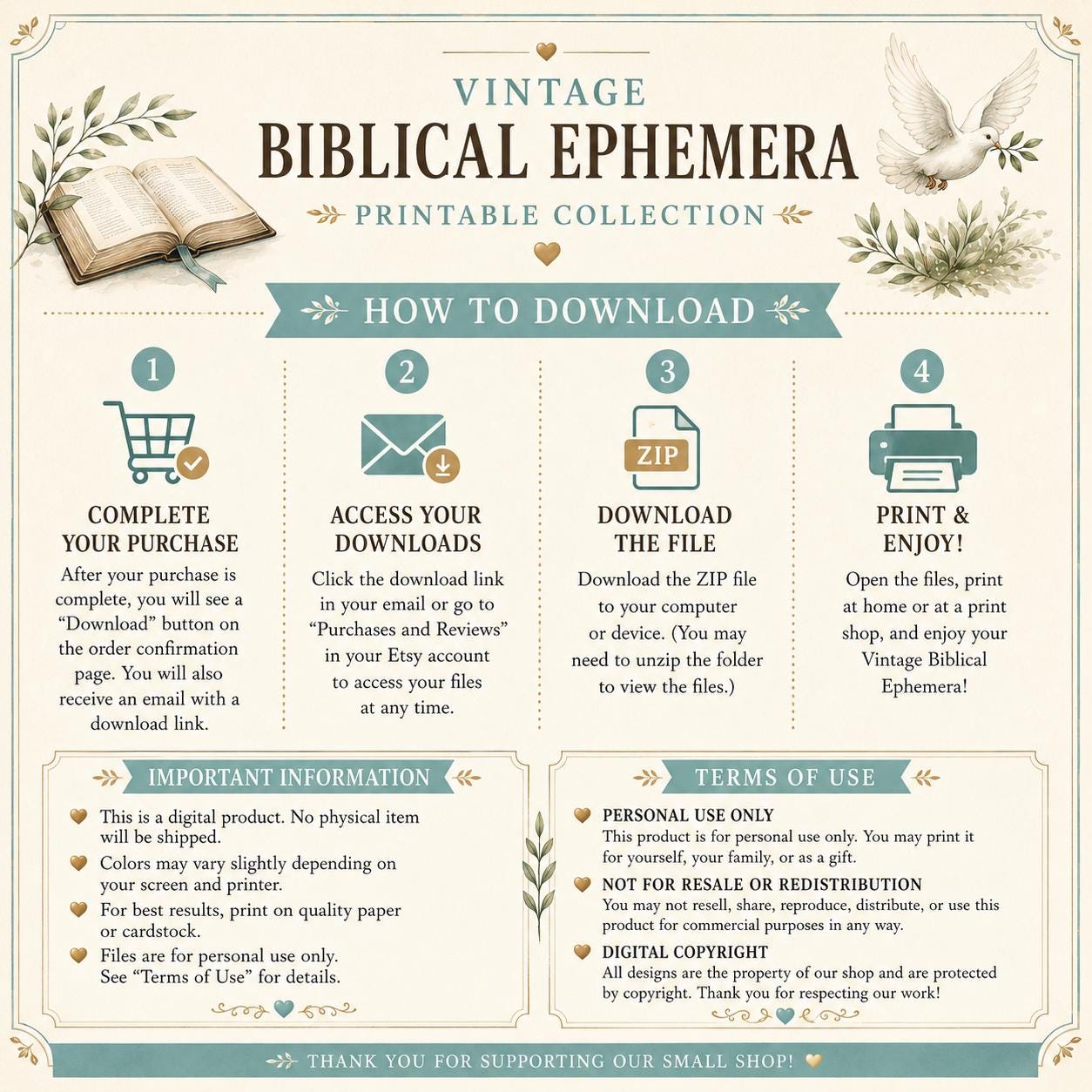 Christian Junk Journal Kit Prayer Cards Bible Journaling Scripture Verse Ephemera Printables Digital Download