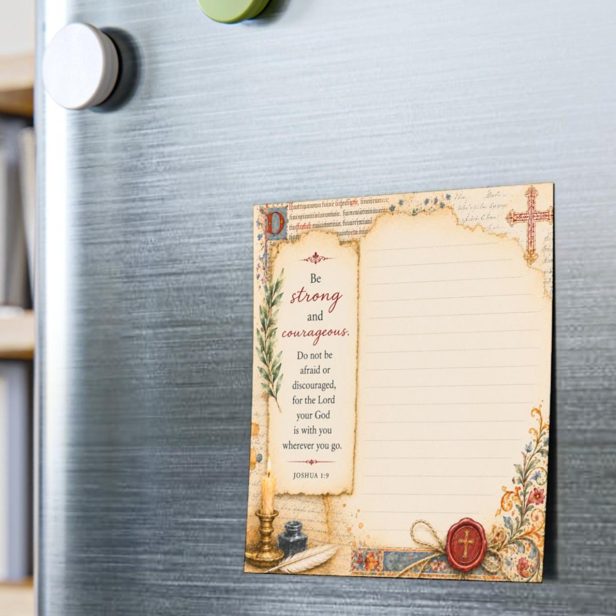 Christian Sticky Notes Scripture Notepad Bible Study Prayer Journal Faith Stationery Encouragement Gift