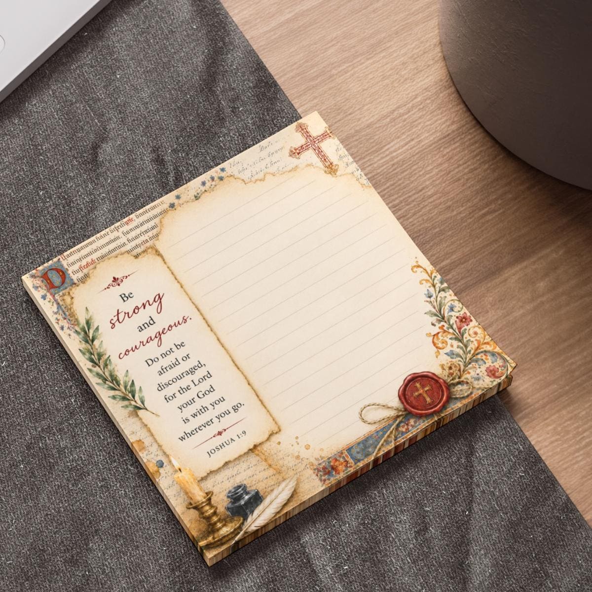 Christian Sticky Notes Scripture Notepad Bible Study Prayer Journal Faith Stationery Encouragement Gift