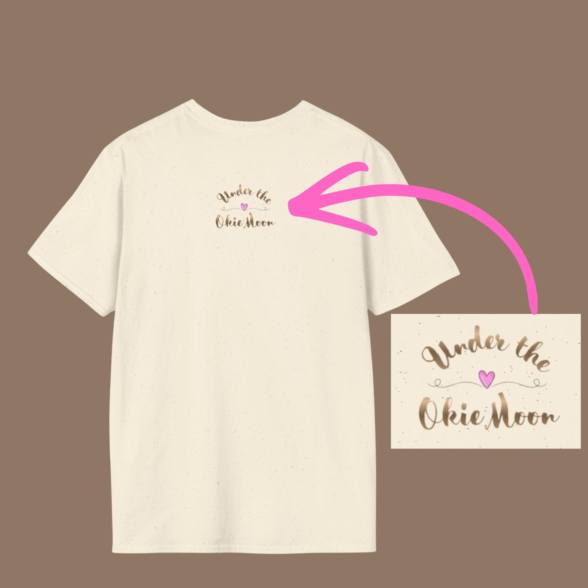 Oklahoma Personalized Tee, Custom Hometown Shirt, Okie Moon Graphic, Hometown Proud Gift