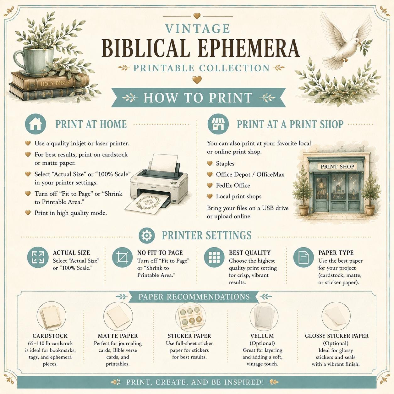 Christian Junk Journal Kit Prayer Cards Bible Journaling Scripture Verse Ephemera Printables Digital Download