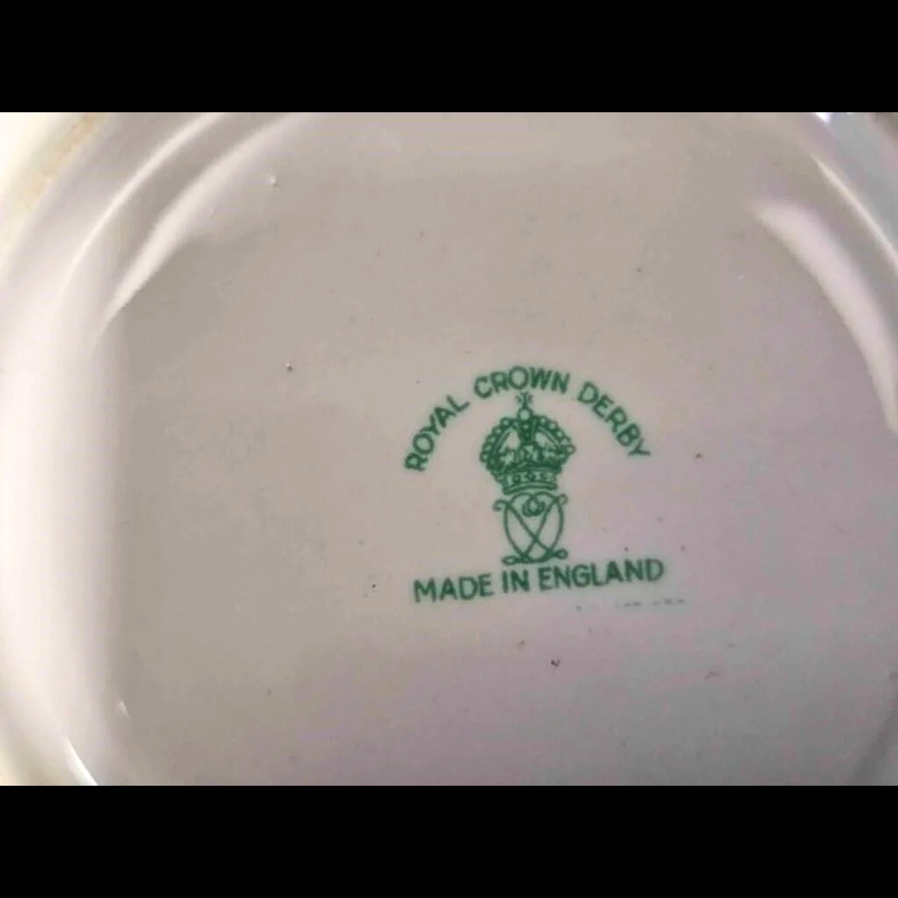 Royal Crown Derby logo on a white background